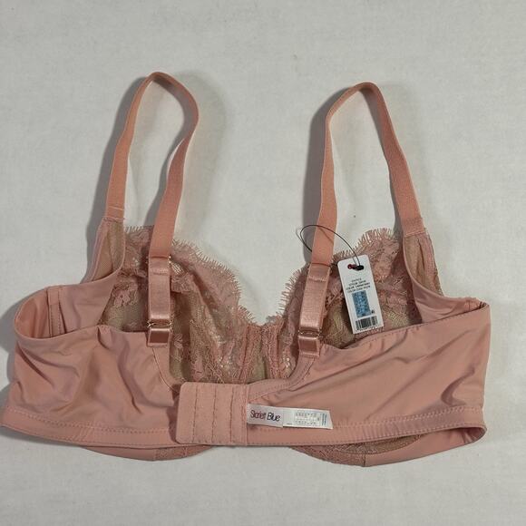 Skarlett Blue Women 38C Bra Intimates Feminine Romantic Entice Underwire Sheer - Picture 9 of 9